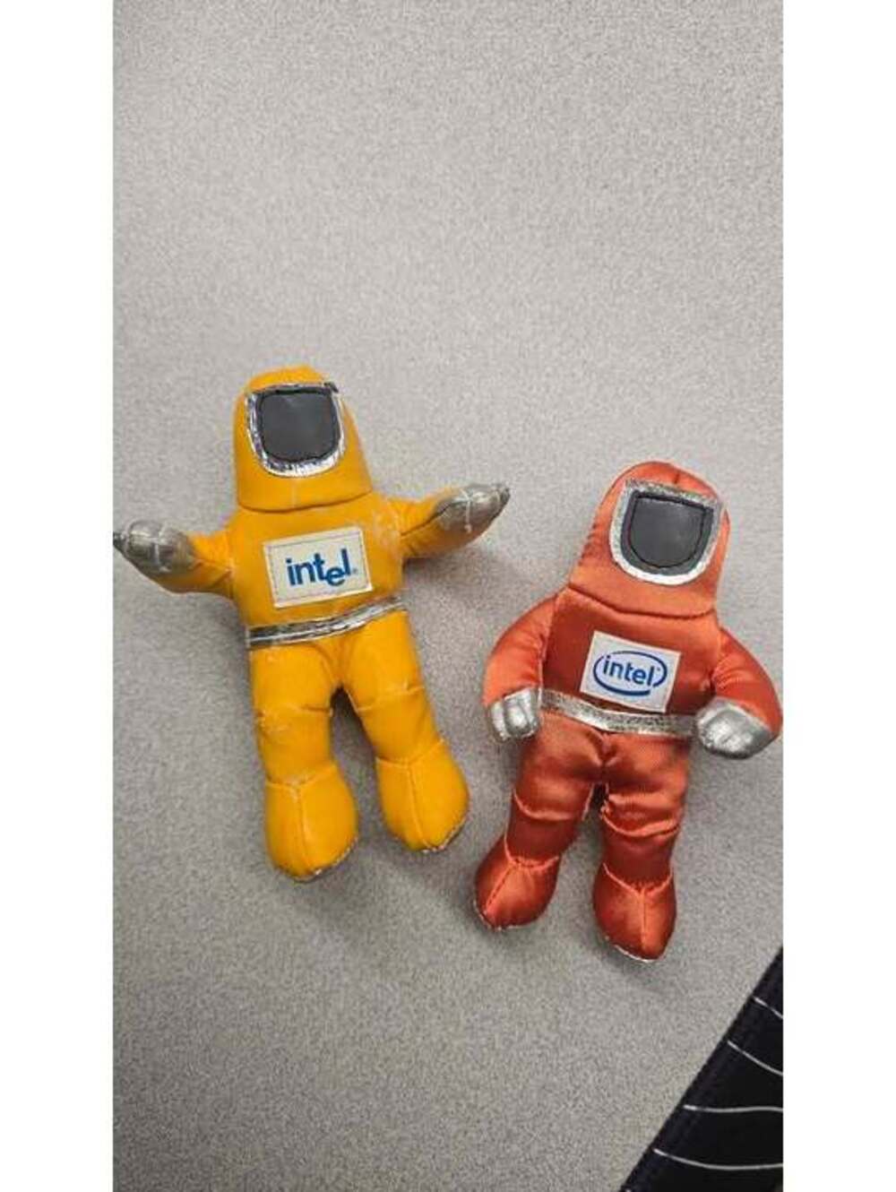 Intel BunnyPeople Plush Figures Set – Vintage Promotional Mascots